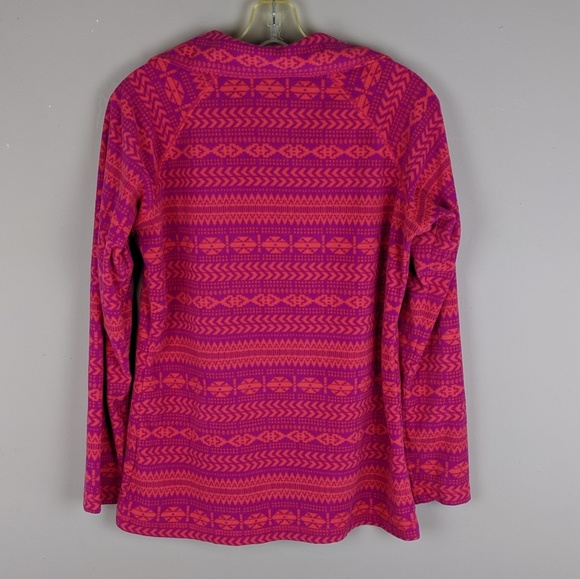 Columbia | Pink Red Fleece Quarter Zip Top - H11 - Picture 2 of 5